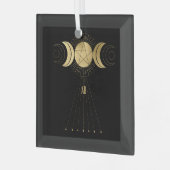 Erstellen Sie Ihr eigenes Tarot für den Goldrand Ornament Aus Glas (Vorderseite links)