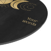 Erstellen Sie Ihr eigenes Tarot für den Goldrand Schneidebrett (Ecke)