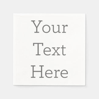 Erstellen Sie Ihr eigenes Textepapier Napkin Serviette