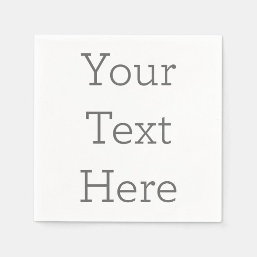 Papierservietten, Standard- Cocktailserviette (Vorderseite)