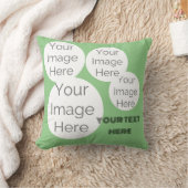 Erstellen Sie Ihr eigenes Throw Kissen Foto Collag (Decke)