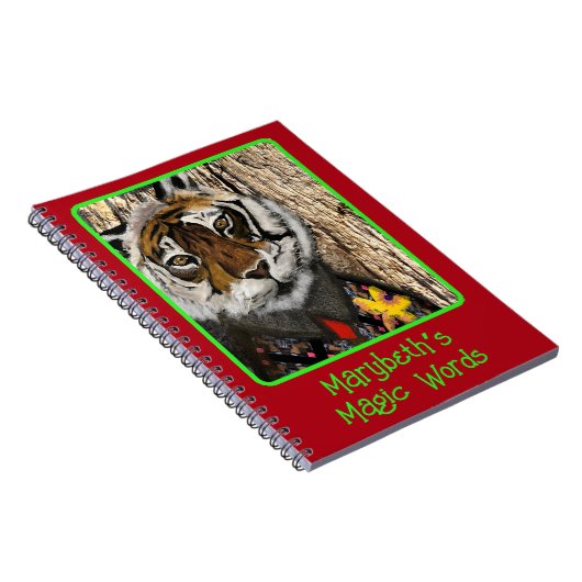 Erstellen Sie Ihr eigenes Tiger Magic-Notebook Notizblock (Rechte Seite)