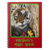 Erstellen Sie Ihr eigenes Tiger Magic-Notebook Notizblock (Vorderseite)