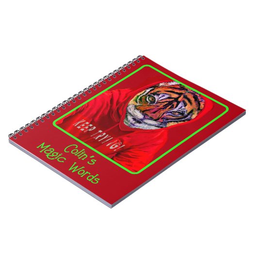 Erstellen Sie Ihr eigenes Tiger Magic-Notebook Notizblock (Linke Seite)