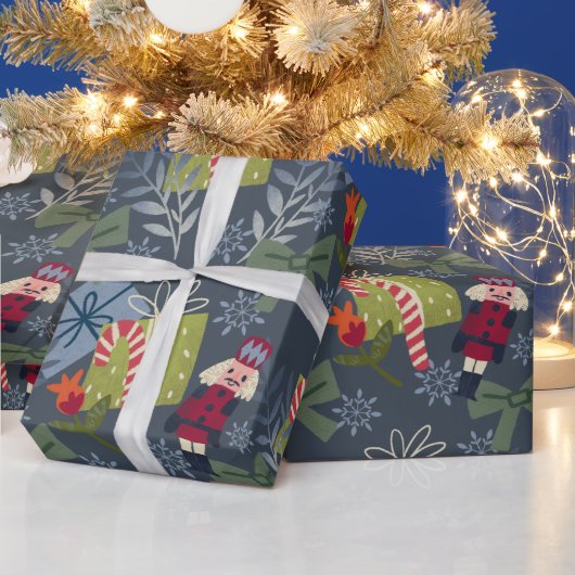 Erstellen Sie Ihr eigenes Tin Soldier Blue Geschenkpapier (Feiertage)