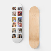 Erstellen Sie Ihr eigenes trendy 12 Square Foto Skateboard (Vorderseite)