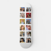 Erstellen Sie Ihr eigenes trendy 12 Square Foto Skateboard (Vorderseite)