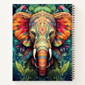 Erstellen Sie Ihr eigenes Tribal-Dschungel-Elephan Notizblock (Rückseite)