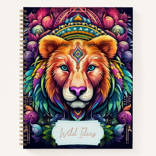 Erstellen Sie Ihr eigenes Tribal-Lioness-Notebook Notizblock (Vorderseite)