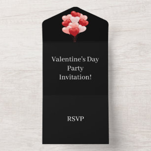 Erstellen Sie Ihr eigenes Valentinstag Party UAWG All In One Einladung