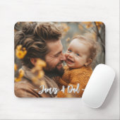Erstellen Sie Ihr eigenes Vater-Sohn-Foto Mousepad (Mit Mouse)