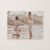 Erstellen Sie Ihr eigenes Verlobungsfoto Puzzle (Horizontal)