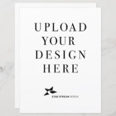 Erstellen Sie Ihr eigenes, vertikales Papierblatt (Vorne/Hinten)