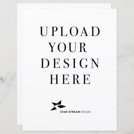 Erstellen Sie Ihr eigenes, vertikales Papierblatt (Vorne/Hinten)