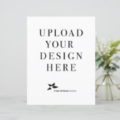 Erstellen Sie Ihr eigenes, vertikales Papierblatt (Stehend Vorderseite)