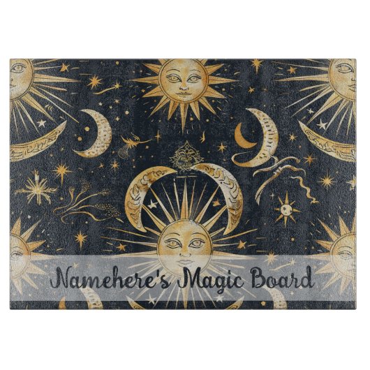 Erstellen Sie Ihr eigenes Verziertes Celestial Blu Schneidebrett (Vorderseite)