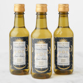 Erstellen Sie Ihr eigenes Verziertes Celestial Blu Weinetikett (Flaschen)