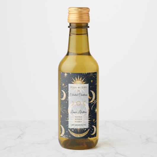 Erstellen Sie Ihr eigenes Verziertes Celestial Blu Weinetikett (Vorderseite)