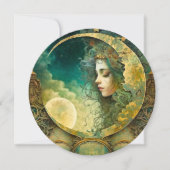 Erstellen Sie Ihr eigenes Victoiran Steampunk Moon Einladung (Vorderseite)