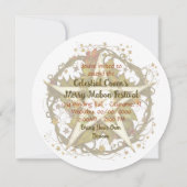 Erstellen Sie Ihr eigenes Viktorianisches Herbstle Einladung (Rückseite)