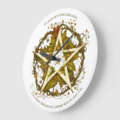 Erstellen Sie Ihr eigenes Viktorianisches Herbstle Große Wanduhr (Winkel)