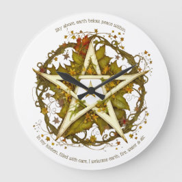 Erstellen Sie Ihr eigenes Viktorianisches Herbstle Große Wanduhr