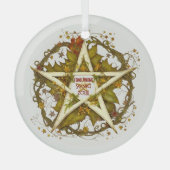 Erstellen Sie Ihr eigenes Viktorianisches Herbstle Ornament Aus Glas (Vorderseite)