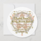 Erstellen Sie Ihr eigenes Viktorianisches Pentagra Einladung (Rückseite)