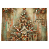 Erstellen Sie Ihr eigenes Viktorianisches Weihnach Große Geschenktüte (Vorderseite)