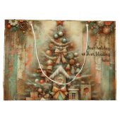 Erstellen Sie Ihr eigenes Viktorianisches Weihnach Große Geschenktüte (Rückseite)