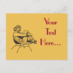 Erstellen Sie Ihr eigenes Vintag Postkarte