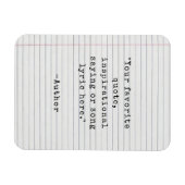 Erstellen Sie Ihr eigenes Vintages Angebotsmagazin Magnet (Horizontal)