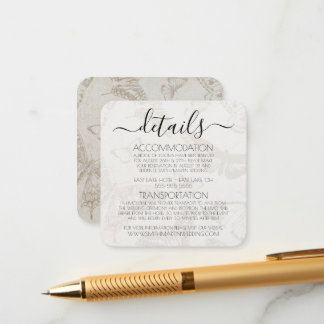 Erstellen Sie Ihr eigenes Vintages Schmetterlingsm Begleitkarte