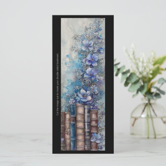 Erstellen Sie Ihr eigenes violettes Lesezeichen fü (Stehend Vorderseite)