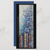 Erstellen Sie Ihr eigenes violettes Lesezeichen fü (Vorne/Hinten)