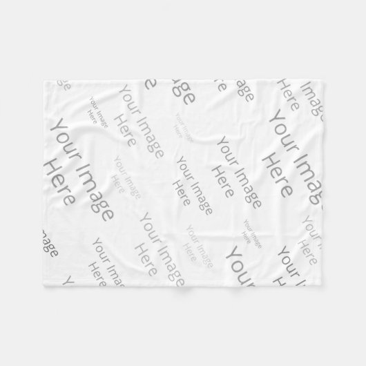 Erstellen Sie Ihr eigenes Vliesschwarz, Baby Fleecedecke (Vorderseite (Horizontal))