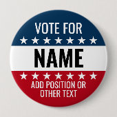 Erstellen Sie Ihr eigenes Wahldesign - klassische Button (Vorderseite)