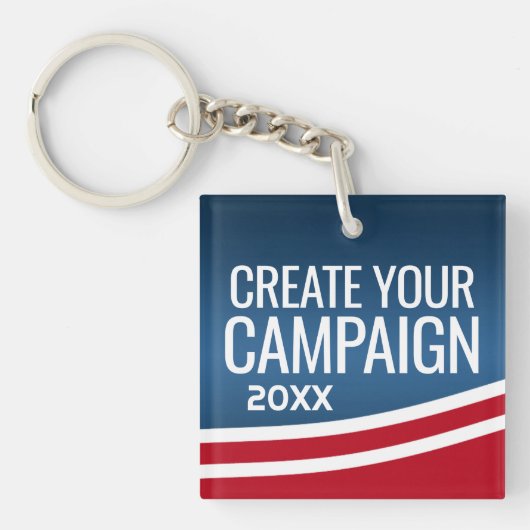 Erstellen Sie Ihr eigenes Wahldesign Schlüsselanhänger (Vorderseite)