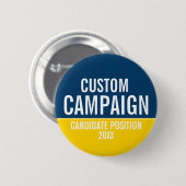 Erstellen Sie Ihr eigenes Wahlkampfgerät - Gelb un Button (Vorne & Hinten)