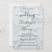 Erstellen Sie Ihr eigenes weiches Vintages Schmett Einladung (Vorderseite)