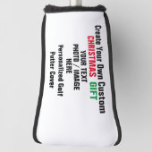 Erstellen Sie Ihr eigenes Weihnachts-Golfgeschenk: Golf Headcover (Rotieren 90)