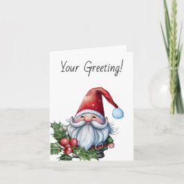 Erstellen Sie Ihr eigenes Weihnachtsbummel Feiertagskarte