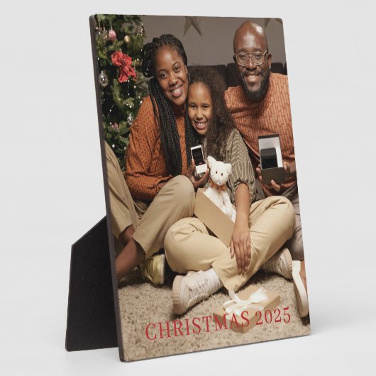 Erstellen Sie Ihr eigenes Weihnachtsfamilienprogra Fotoplatte (Seite)