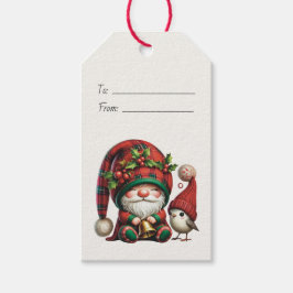 Erstellen Sie Ihr eigenes Weihnachtsfest Kariert G Geschenkanhänger