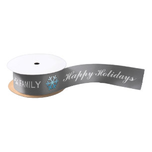 Erstellen Sie Ihr eigenes Weihnachtsfest Personali Satinband