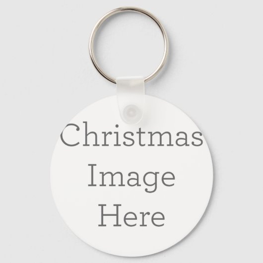 Kreisförmiger Schlüsselanhänger aus Metall, 5,08cm (Vorderseite)