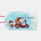 Erstellen Sie Ihr eigenes Weihnachtsmotorenspiel Geschenkanhänger (Rückseite Horizontal)