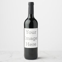 Erstellen Sie Ihr eigenes Weinflaschen-Etikett Weinetikett