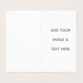 Erstellen Sie Ihr eigenes Weiß  (Außenseite Aufgefaltet)