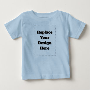 Erstellen Sie Ihr eigenes Weiß Baby T-shirt